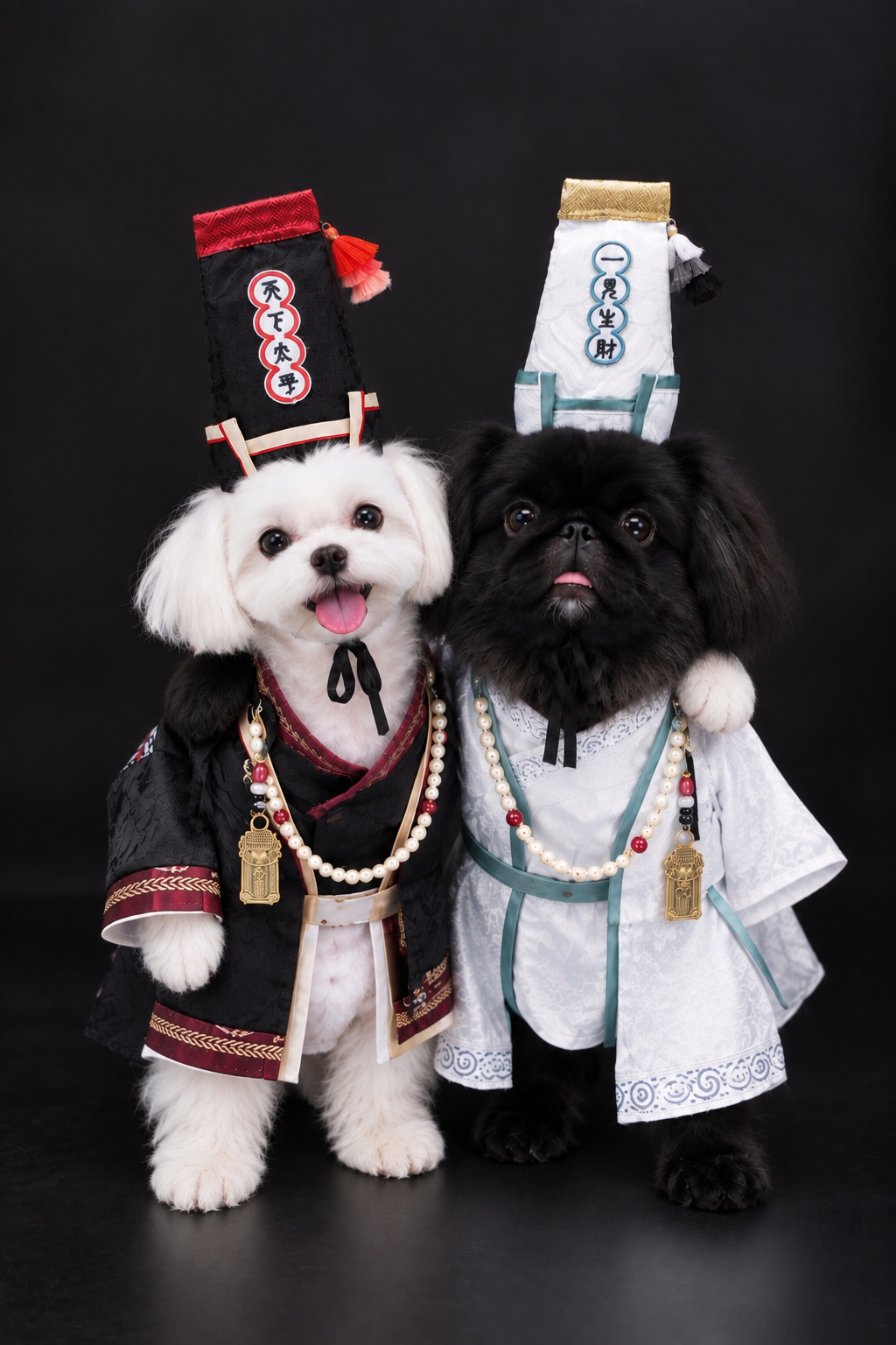 【🎃ハロウィン限定ドッグウェア】黑白Twins