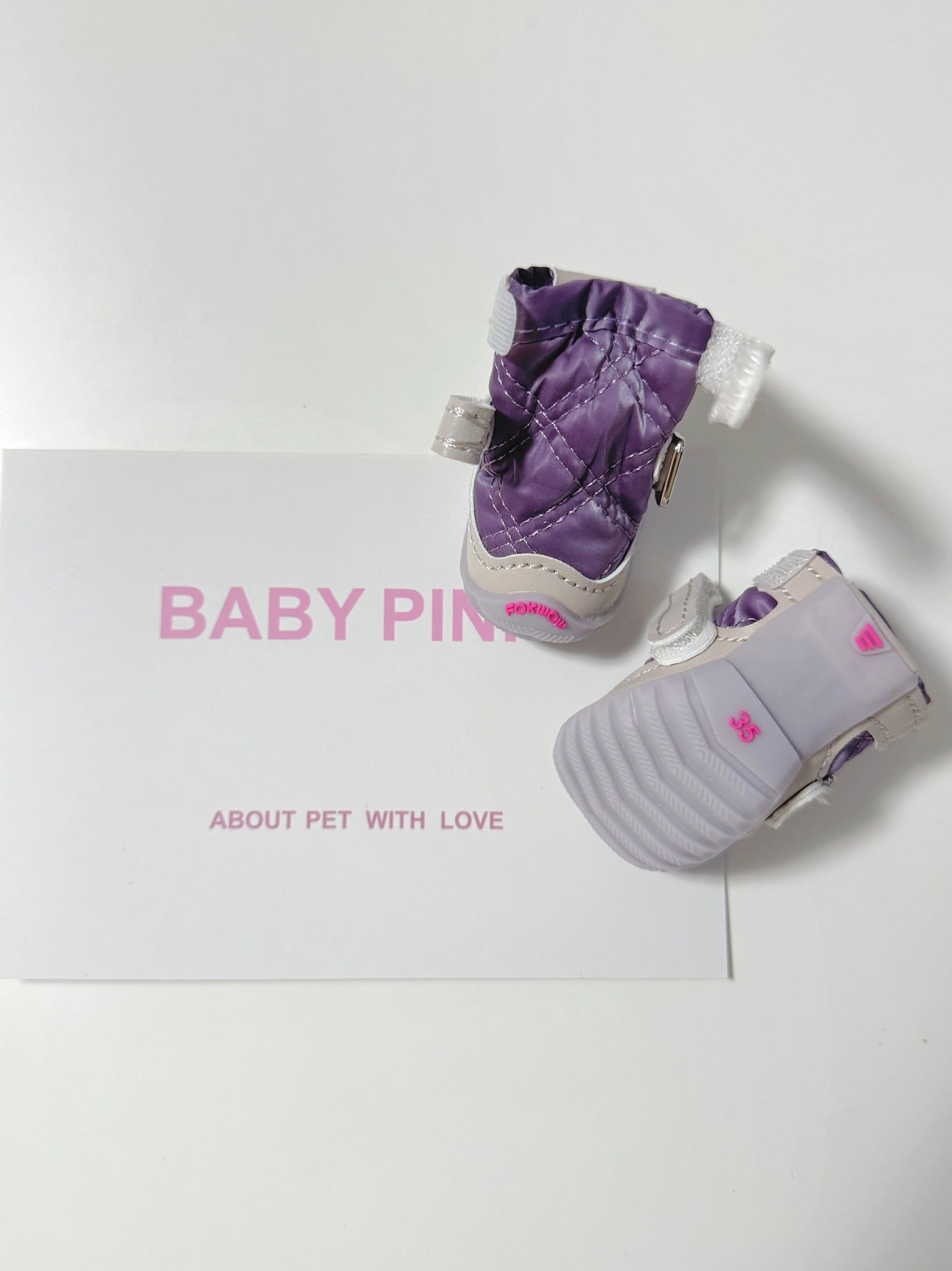 ベルベット ダイヤキルティング シューズ（2個セット）