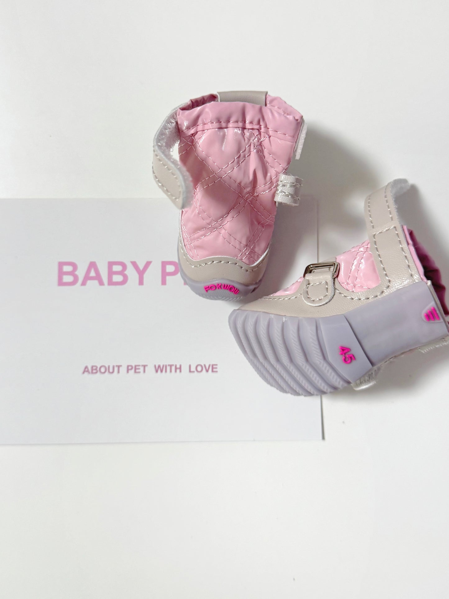 ベルベット ダイヤキルティング シューズ（2個セット）